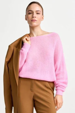 Load image into Gallery viewer, Rich And Royal - Boat Neck Seamless Knit - Soft Orchid
