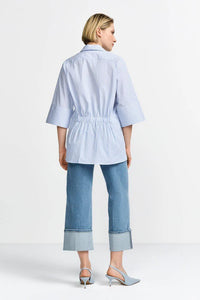 Rich And Royal - Culotte Roll-Up Jeans - Denim Blue