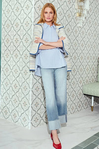 Rich And Royal - Culotte Roll-Up Jeans - Denim Blue