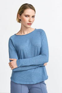 Rich And Royal - Organic Heavy Jersey Tee - Vintage Blue