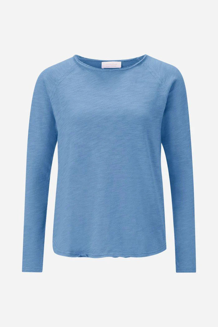 Rich And Royal - Organic Heavy Jersey Tee - Vintage Blue