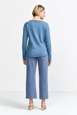 Load image into Gallery viewer, Rich And Royal - Organic Heavy Jersey Tee - Vintage Blue
