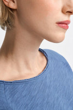 Load image into Gallery viewer, Rich And Royal - Organic Heavy Jersey Tee - Vintage Blue
