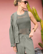Load image into Gallery viewer, Splendid - Camellia Cardigan - Eucalyptus
