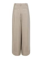 Load image into Gallery viewer, Coster Copenhagen - Shiny Wide Pants With High Waist Petra Fit - Grey Sand
