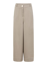 Load image into Gallery viewer, Coster Copenhagen - Shiny Wide Pants With High Waist Petra Fit - Grey Sand
