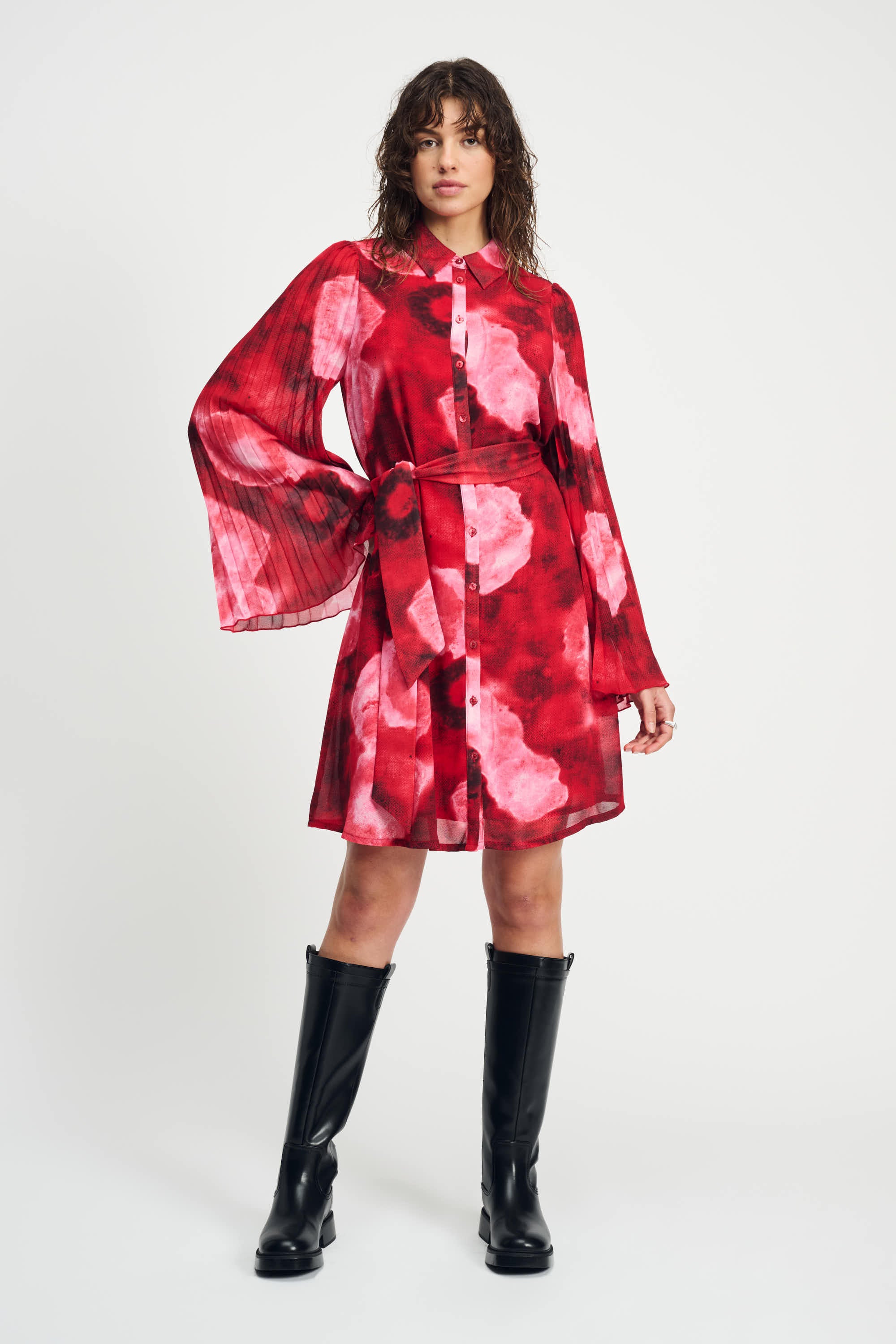 Pom Amsterdam - Summer Bliss Red Dress