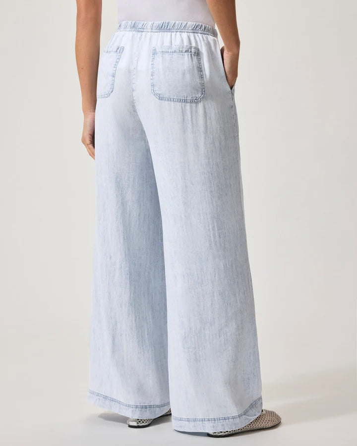 Splendid - Angie Palazzo Pant - Bleached Indigo