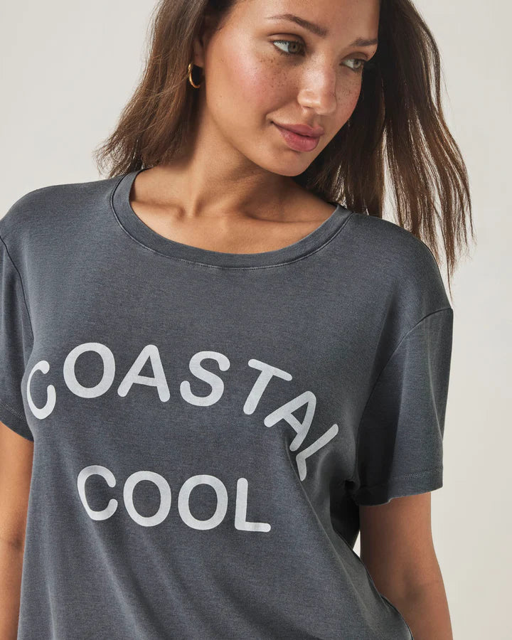 Splendid - Boxy Graphic Tee - Coastal Cool