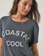 Load image into Gallery viewer, Splendid - Boxy Graphic Tee - Coastal Cool
