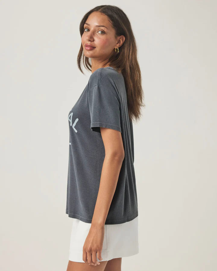 Splendid - Boxy Graphic Tee - Coastal Cool