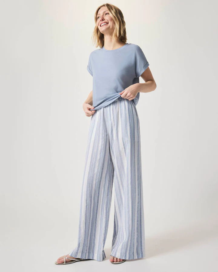 Splendid - Reagan Stripe Pant - White/Seaport