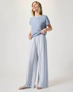 Load image into Gallery viewer, Splendid - Reagan Stripe Pant - White/Seaport
