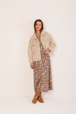 Load image into Gallery viewer, Indi And Cold - Fur Jacket - Cream 650

