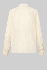 Load image into Gallery viewer, Second Female - Drizzle Lurex Textured Shirt - Pumice Stone
