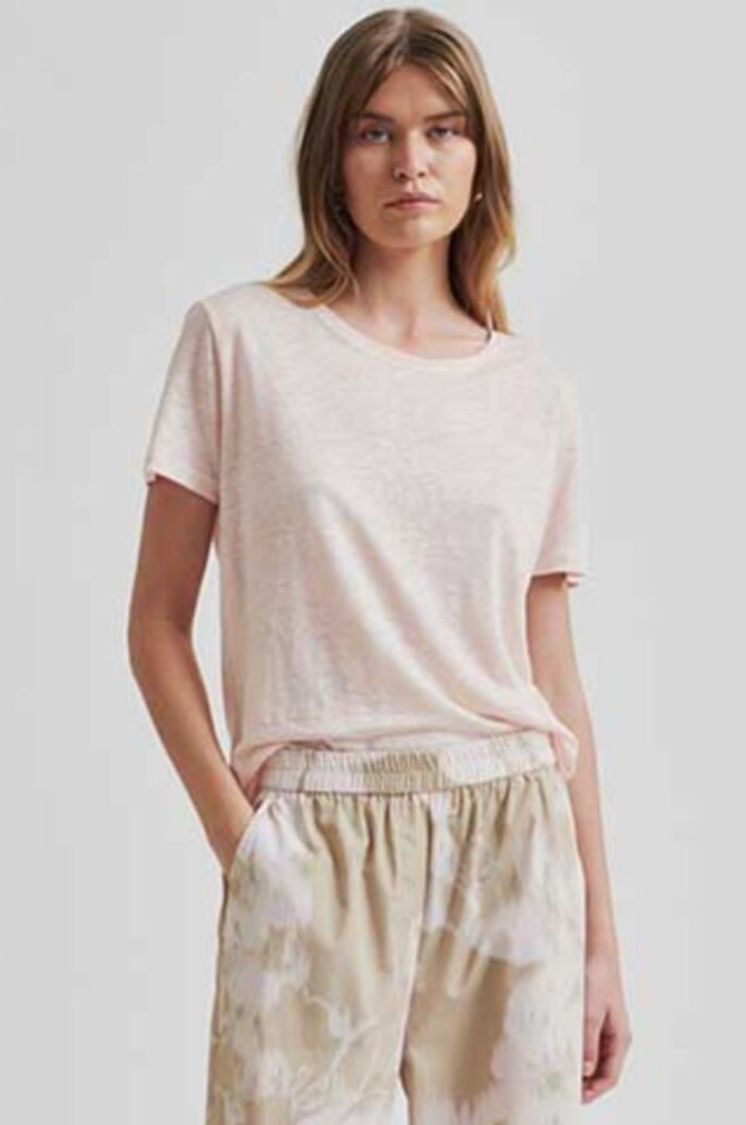 Second Female | Peony Linen Tee | Mary's Rose