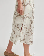 Load image into Gallery viewer, Second Female - Soil Print Short Sleeve Dress - Eggnog
