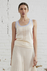 Sita Murt- Knitted Sleevless Top - 9000 One Colour
