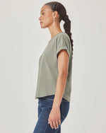 Load image into Gallery viewer, Splendid - Skye Short Sleeve Tee - Eucalyptus
