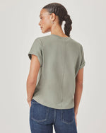Load image into Gallery viewer, Splendid - Skye Short Sleeve Tee - Eucalyptus
