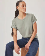 Load image into Gallery viewer, Splendid - Skye Short Sleeve Tee - Eucalyptus
