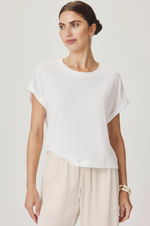 Load image into Gallery viewer, Spendid - Skye Short Sleeve Tee - White
