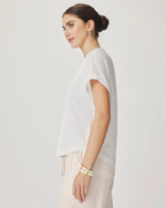 Load image into Gallery viewer, Spendid - Skye Short Sleeve Tee - White
