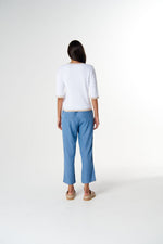 Load image into Gallery viewer, Cloth Paper Scissors - Solar Knitted Henley - White
