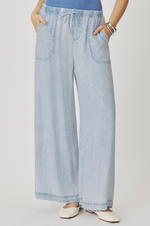 Load image into Gallery viewer, Splendid - Angie Palazzo Pant - Bleached Indigo
