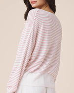 Load image into Gallery viewer, Splendid - Erica Stripe Sweater - White/Firework
