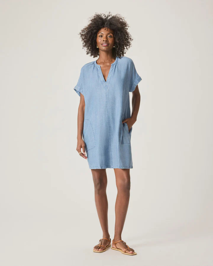 Splendid - Lauren Indigo Dress - Bleached Indigo