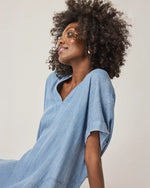 Load image into Gallery viewer, Splendid - Lauren Indigo Dress - Bleached Indigo
