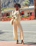 Load image into Gallery viewer, Splendid - Lounge Denim Crop Pant - Honeysuckle
