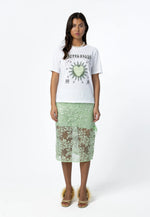 Load image into Gallery viewer, Coster Copenhagen - Tee With Coster Heart Print - Mint Heart/White
