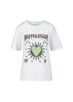 Load image into Gallery viewer, Coster Copenhagen - Tee With Coster Heart Print - Mint Heart/White
