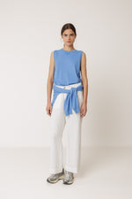 Load image into Gallery viewer, Indi And Cold - Organic Cotton Vest - Azul Britanico 507
