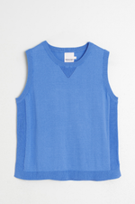 Load image into Gallery viewer, Indi And Cold - Organic Cotton Vest - Azul Britanico 507
