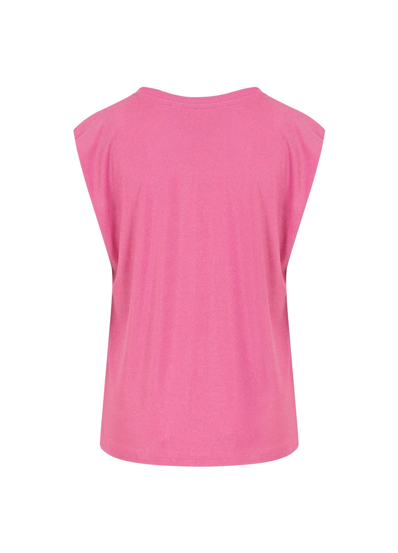 Coster Copenhagen - Top In Lurex Jersey - Bon Bon Pink