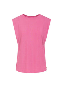 Coster Copenhagen - Top In Lurex Jersey - Bon Bon Pink