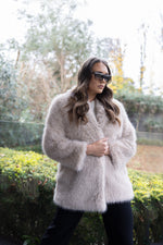 Load image into Gallery viewer, Two T's - Faux Fur Coat - Oat
