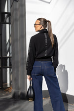 Load image into Gallery viewer, Two T's - Bomber Jacket - Black
