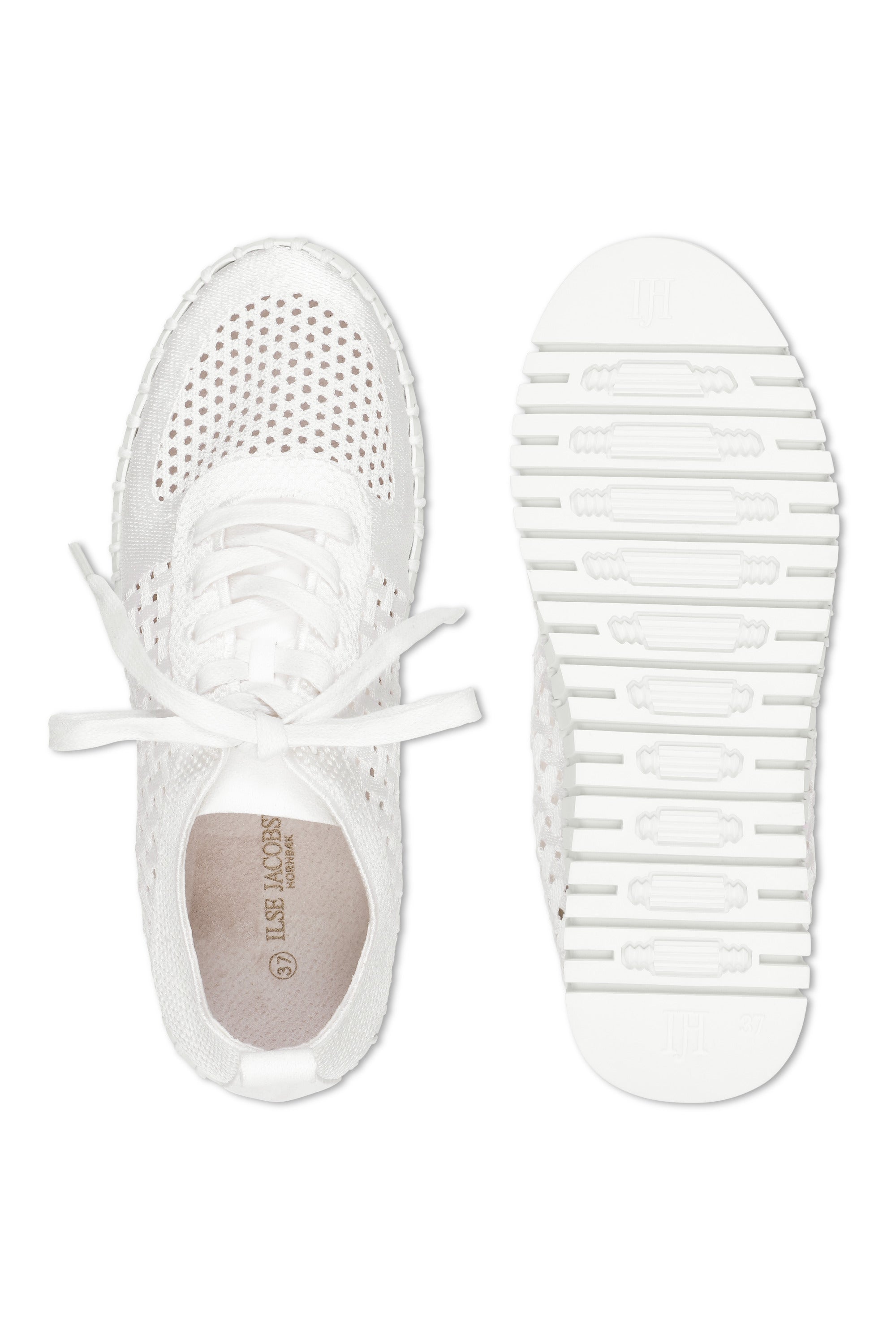 Ilse Jacobsen - Tulip Embroidery Flats - White