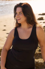 Load image into Gallery viewer, Tani - Scoop Tank - Black

