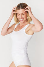Load image into Gallery viewer, Tani - Scoop Tank - White
