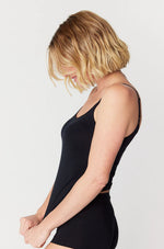 Load image into Gallery viewer, Tani - Shoe String Singlet - Black
