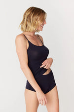 Load image into Gallery viewer, Tani - Shoe String Singlet - French Navy
