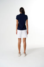 Load image into Gallery viewer, Cloth Paper Scissors - The Collared Henley - Parisian Navy
