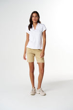 Load image into Gallery viewer, Cloth Paper Scissors - The Collared Henley - White
