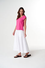 Load image into Gallery viewer, Cloth Paper Scissors - The Stranger V Neck Muscle Tee - Carmine Rose
