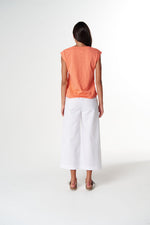 Load image into Gallery viewer, Cloth Paper Scissors - The Stranger V Neck Muscle Tee - Peach
